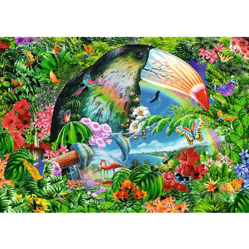 Trefl Trópusi állatok - 1040 db-os SPIRAL puzzle 40014