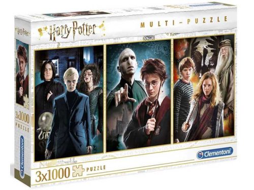 Puzzle 3x1000 db-os - Harry Potter - Clementoni 61884