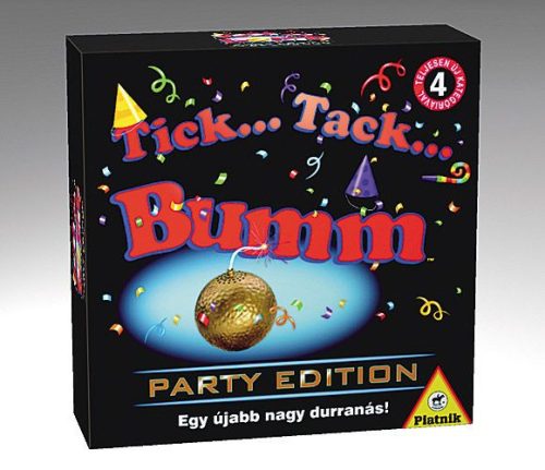 Tick Tack Bumm társasjáték Party kiadás - Party edition