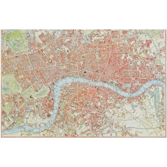 Puzzle 1000 db-os London térkép 1831 - Piatnik