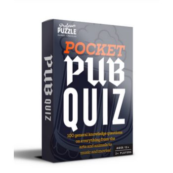 Pocket Pub Quiz, angol nyelvű kívzjáték