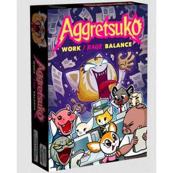 Aggretsuko Work/Rage Balance angol nyelvű kártyajáték