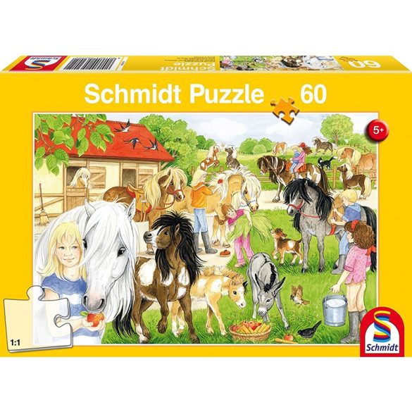 Puzzle 60 db-os - Fun at the Riding Stables - Schmidt (56205)