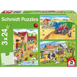 Puzzle 3x24 db-os - A farmon - Schmidt 56216