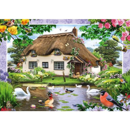 Puzzle 500 db-os - Romantikus vidéki ház - Schmidt 58974