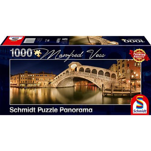 Panoráma Puzzle 1000 db-os - Rialtó-híd - Manfred Voss - Schmidt 59620