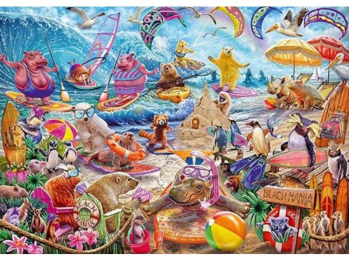 Puzzle 1000 db-os -  Beach Mania - Steve Sundram - Shelly Davies - Schmidt 59662