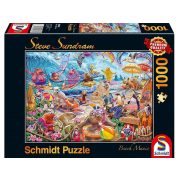 Puzzle 1000 db-os -  Beach Mania - Shelly Davies - Schmidt 59662
