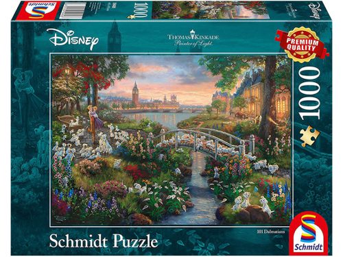 Puzzle 1000 db-os - 101 Kiskutya - Thomas Kinkade - Schmidt (59489)