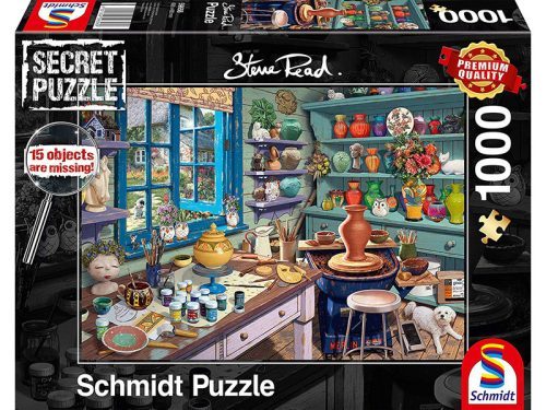 Puzzle 1000 db-os - A mester műhelye - Secret puzzle - Schmidt (59656)
