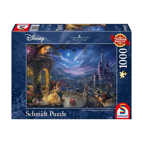 Puzzle 1000 db-os - A szépség és a szörnyeteg - Disney - Schmidt 59484