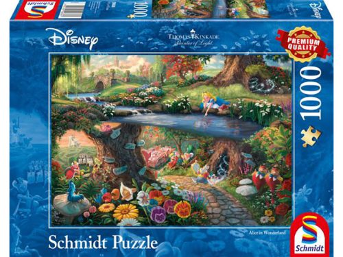 Puzzle 1000 db-os - Alice Csodaországban - Thomas Kinkade - Schmidt 59636