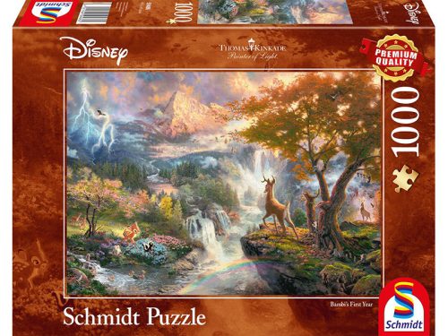 Puzzle 1000 db-os - Bambi - Thomas Kinkade - Schmidt 59486