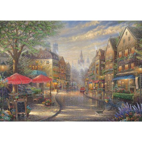 Puzzle 1000 db-os - Cafe in München - Thomas Kinkade - Schmidt 59675