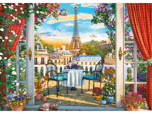 Puzzle 1000 db-os - Egy terasz Párizsban - Schmidt 58976