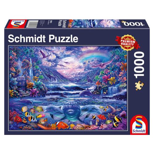 Puzzle 1000 db-os - Éjszakai oázis - Schmidt 58945