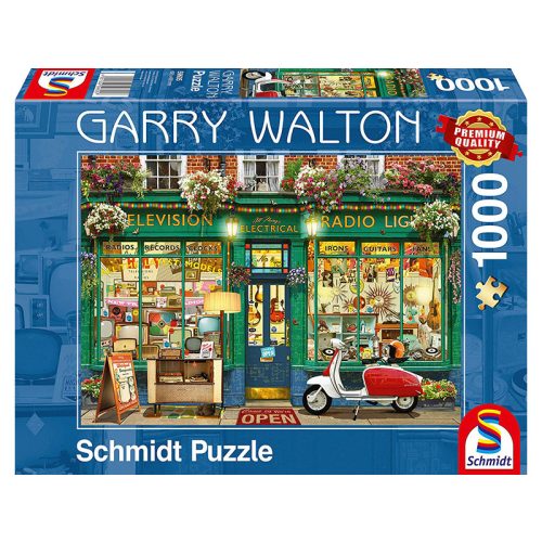 Puzzle 1000 db-os - Elektronikai üzlet, Garry Walton - Schmidt (59605)