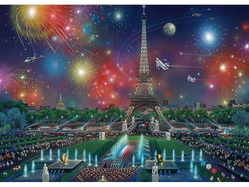 Puzzle 1000 db-os - Fireworks at the Eiffel Tower - Schmidt 59651