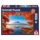 Puzzle 1000 db-os - Fuji-hegy és a tavaszi pompa - Schmidt 58946