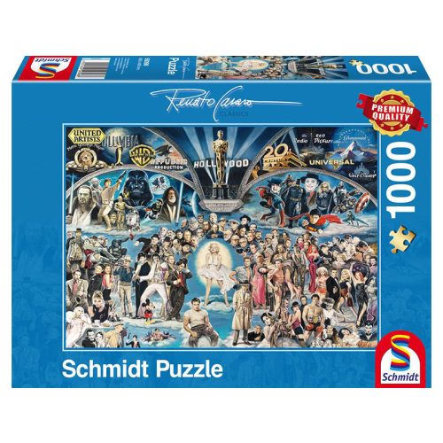 Puzzle 1000 db-os - Hollywood - Renato Cesaro - Schmidt 59398