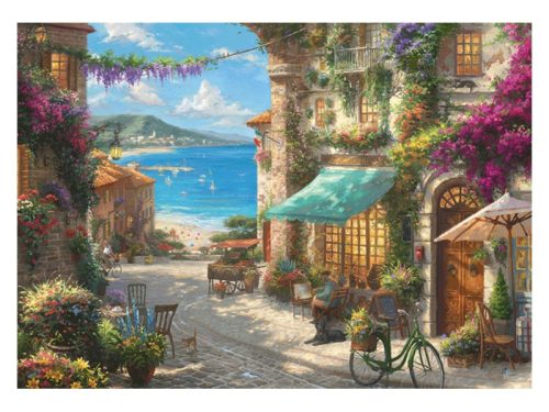 Puzzle 1000 db-os - Italian Cafe - Thomas Kinkade - Schmidt 59624
