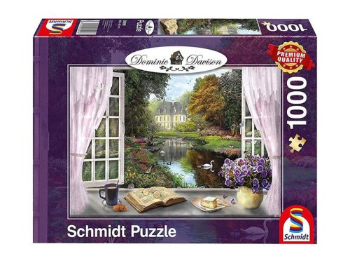 Puzzle 1000 db-os - Kilátás a kastélyparkra - Dominic Davison - Schmidt 59590