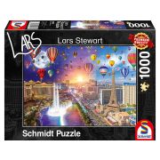 Puzzle 1000 db-os - Las Vegas, Night and Day - Lars Stewart - Schmidt 59907