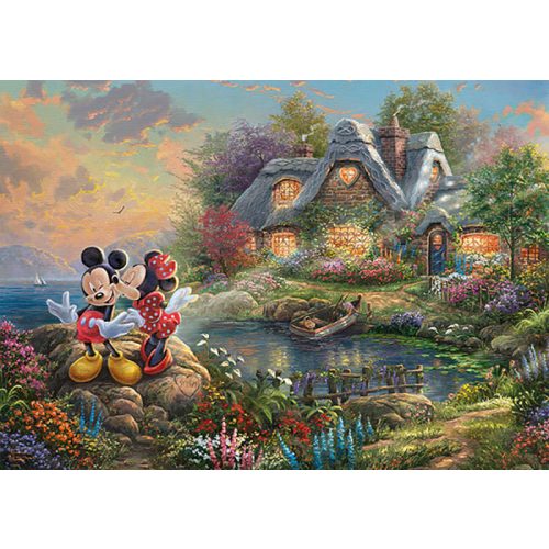 Puzzle 1000 db-os - Mickey és Minnie - Thomas Kinkade - Schmidt 59639
