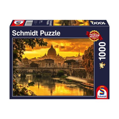 Puzzle 1000 db-os - Naplemente Rómában- Schmidt 58393