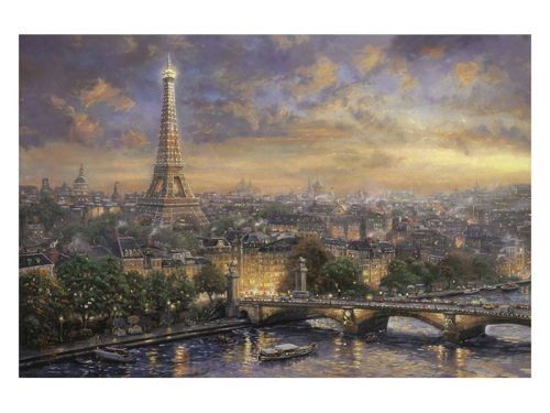 Puzzle 1000 db-os - Párizs, a szerelem fővárosa - Thomas Kinkade  - Schmidt (59470)