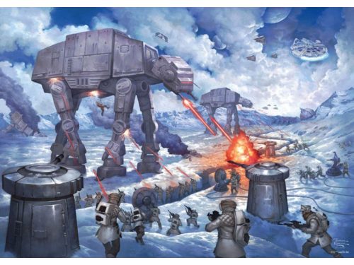 Puzzle 1000 db-os - Star Wars , The Battle of Hoth - Schmidt 59952