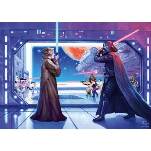 Puzzle 1000 db-os - Star Wars, Obi Wan utolsó csatája - Schmidt 59953