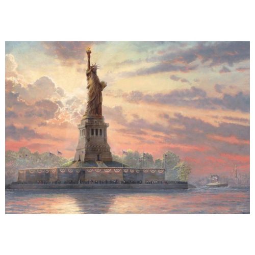Puzzle 1000 db-os - Statue of Liberty in the twilight - Schmidt 59498