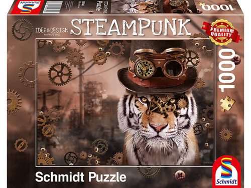 Puzzle 1000 db-os - Steampunk-Tigris- Schmidt (59646)