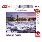 Puzzle 1000 db-os - Swans in Prague - Christian Ringer - Schmidt 59695