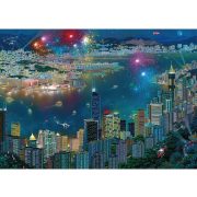 Puzzle 1000 db-os - Tűzijáték Hong Kong felett - Alexander Chen - Schmidt (59650)