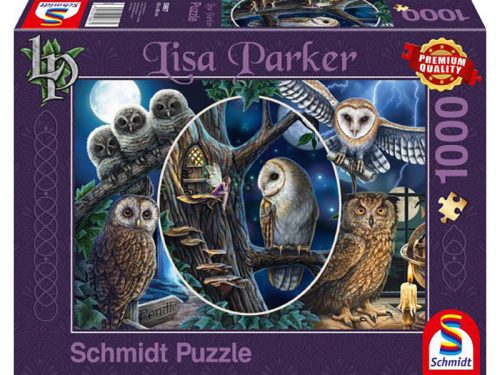 Puzzle 1000 db-os - Varázslatos baglyok - Lisa Parker - Schmidt 59667