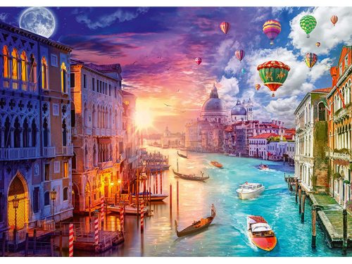 Puzzle 1000 db-os - Venedig, Night and Day - Lars Stewart - Schmidt 59906