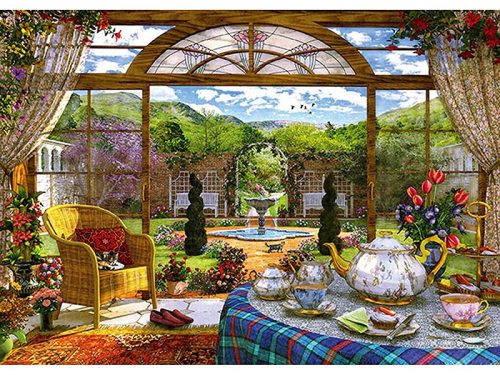Puzzle 1000 db-os - View from the Conservatory - Dominic Davison - Schmidt (59593)