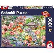 Puzzle 1000 db-os - Virágos kert - Schmidt 58975