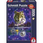 Puzzle 1000 db-os - Wolf in the moonlight - Schmidt 58233
