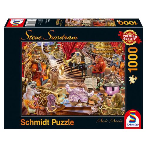 Puzzle 1000 db-os - Zeneimádat - Steve Sundram - Schmidt 59664