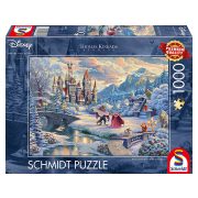 Puzzle 1000 db-os -Disney, Beauty and the Beast - Thomas Kinkade - Schmidt 59671