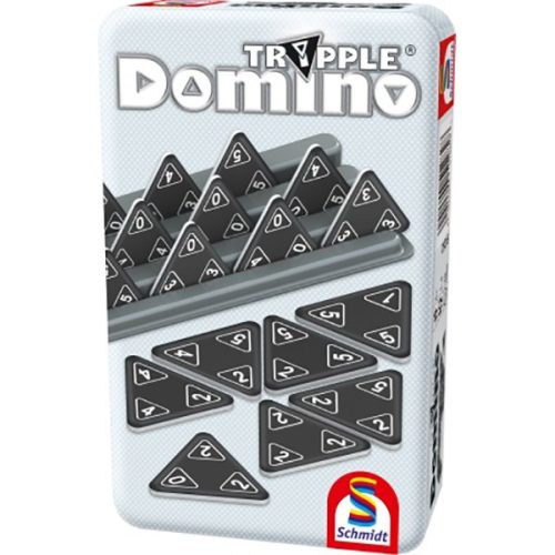 Tripple Domino fémdobozos úti társasjáték - Schmidt