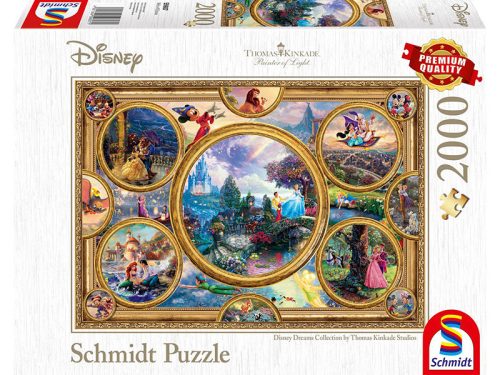 Puzzle 2000 db-os Gardens beyond Spring Gate/Landsitz - Thomas Kinkade - Schmidt (57453)
