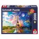 Puzzle 2000 db-os - Párizs éjjel és nappal - Schmidt (58941)