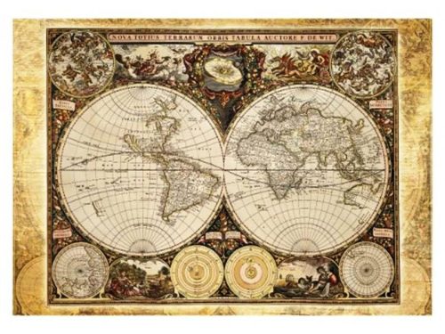 Puzzle 2000 db-os - Történelmi világtérkép - Schmidt (58178)