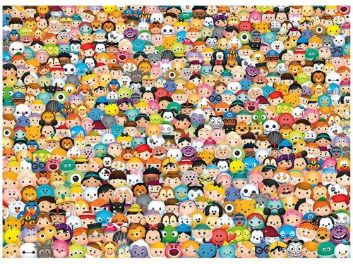 Puzzle 1000 db-os - Disney: Tsum Tsum, A lehetetlen puzzle - Clementoni (39363)