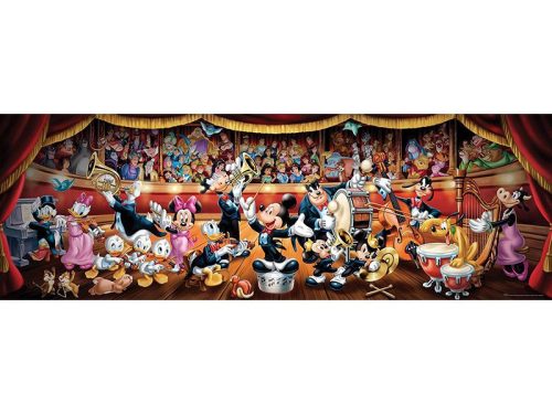 Puzzle 1000 db-os panoráma -Disney mesehősök- Clementoni (39347)