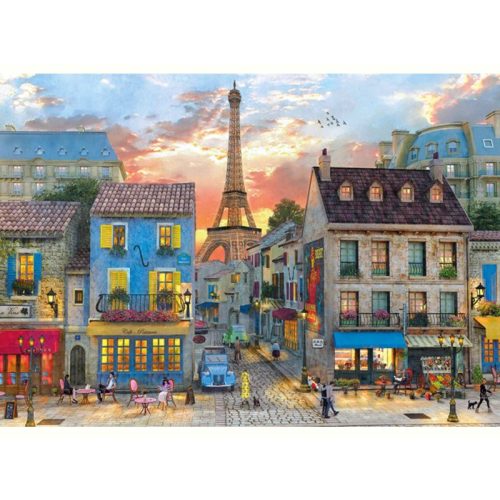 Puzzle 1500 db-os - Párizsi utca - Clementoni (31679)